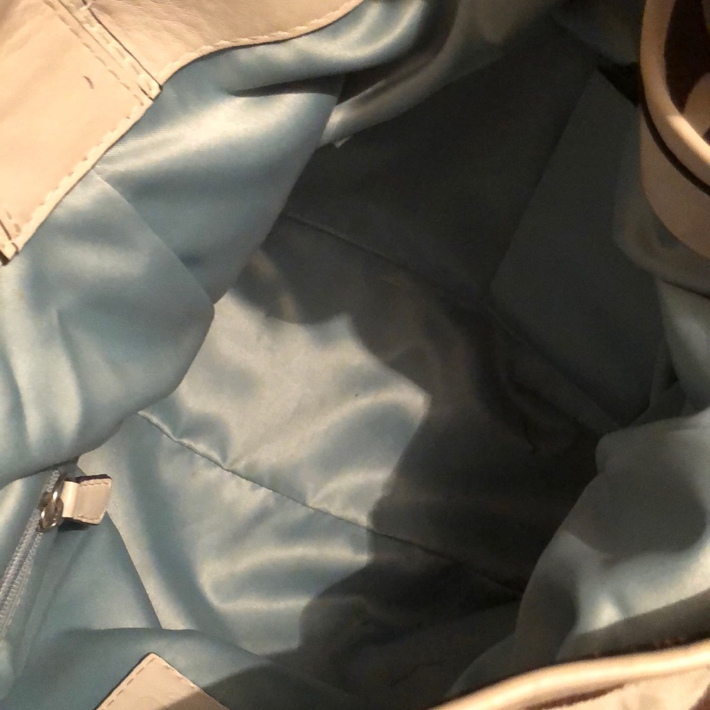 Coach signature brown/cream hobo purse - Picture 4 of 7